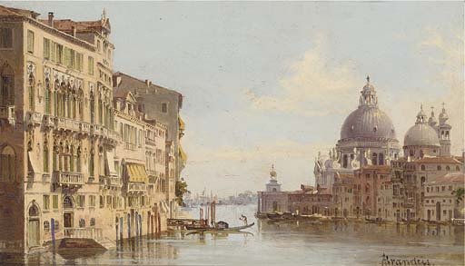 The Grand Canal before Santa Maria della Salute, Venice