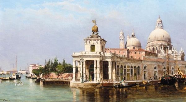 The Customs House And Santa Maria Della Salute, Venice