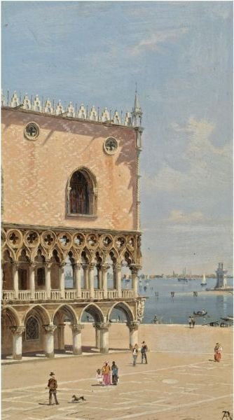 A View Of San Marco's Square Towards San Giorgio Maggiore