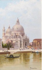 A Pair Of Venetian Views Santa Maria Della Salute