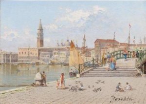 View Across The Lagoon To The Doge's Palace