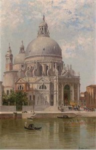 A church procession at Santa Maria della Salute